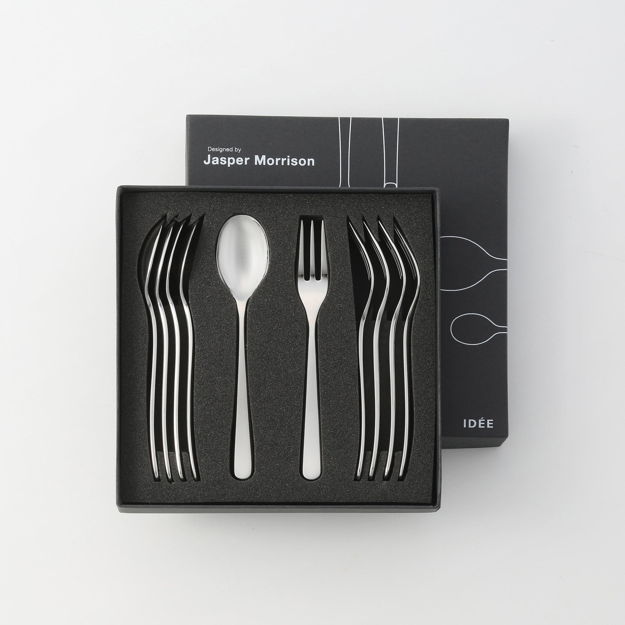 ID??E Jasper Morrison Tea Spoon/Cake Fork 10 Piece Set