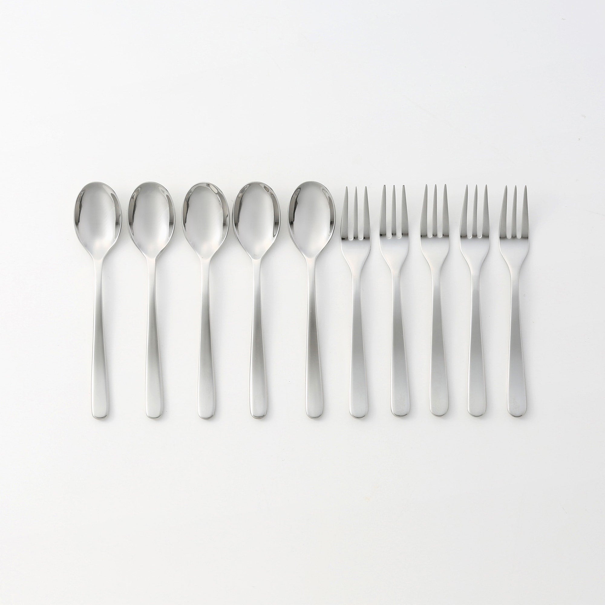 ID??E Jasper Morrison Tea Spoon/Cake Fork 10 Piece Set - Image 2