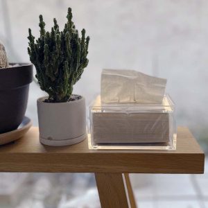 Acrylic Tabletop Item Tissue Box