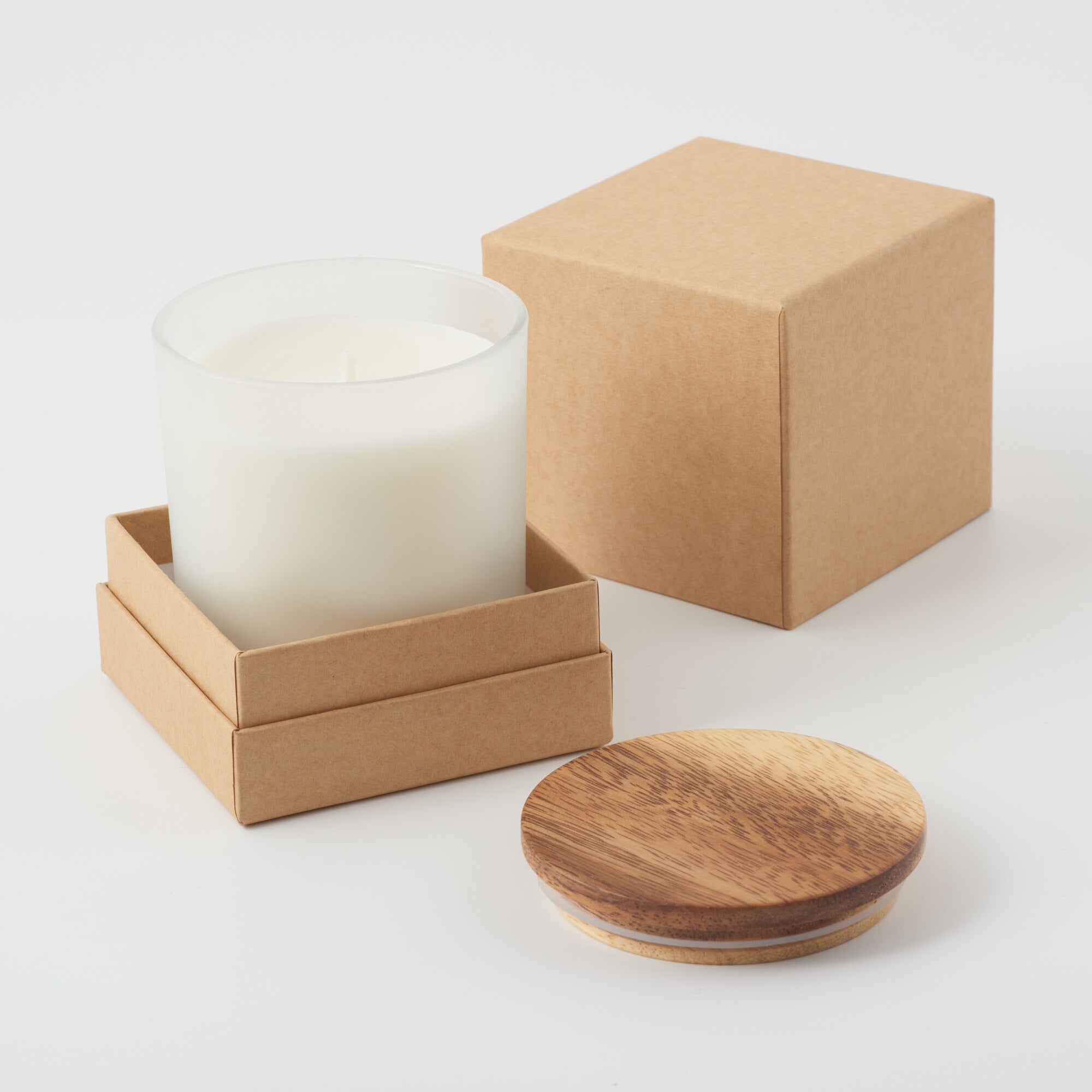 Scented Glass Candle - Citrus - Image 4