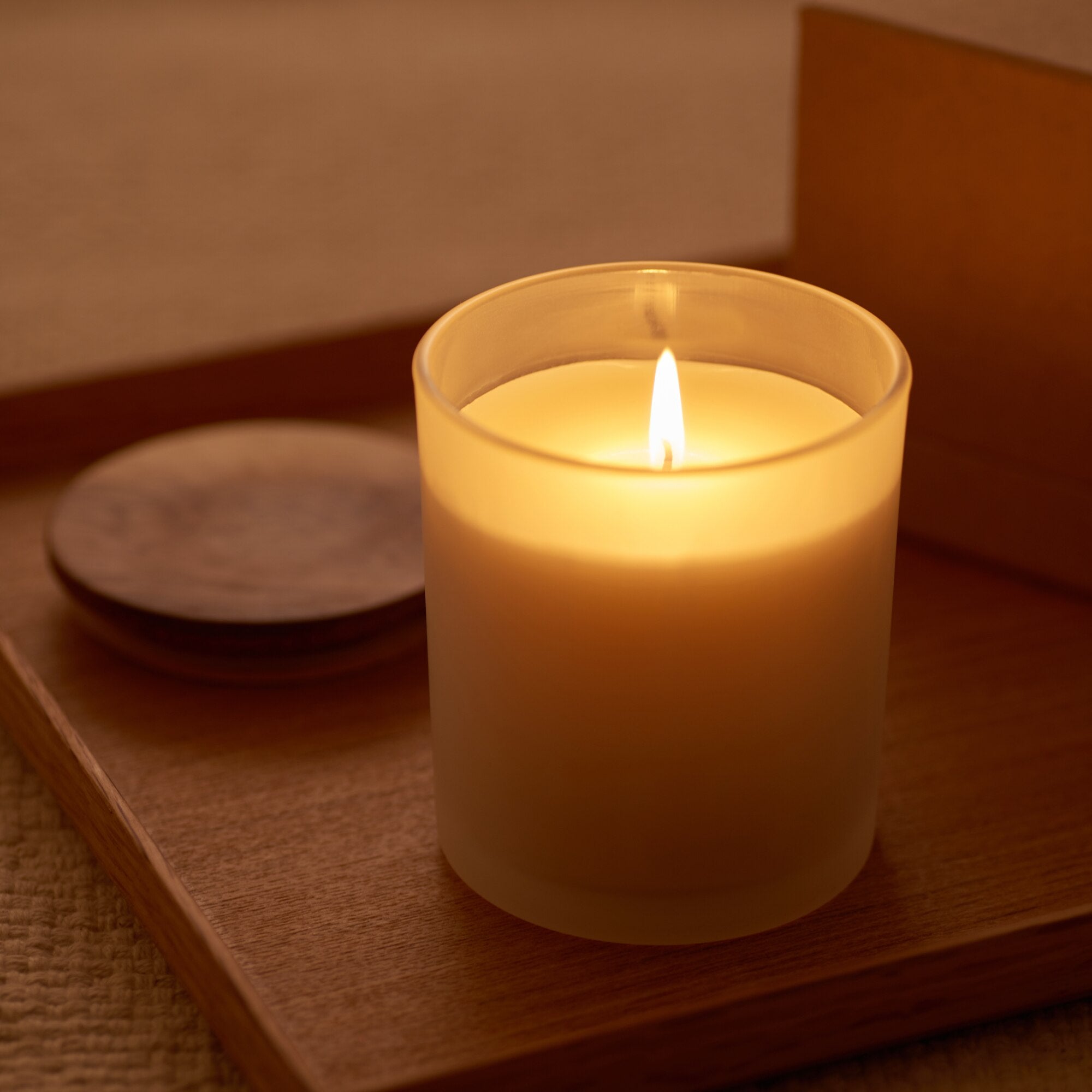 Scented Glass Candle - Citrus - Image 5
