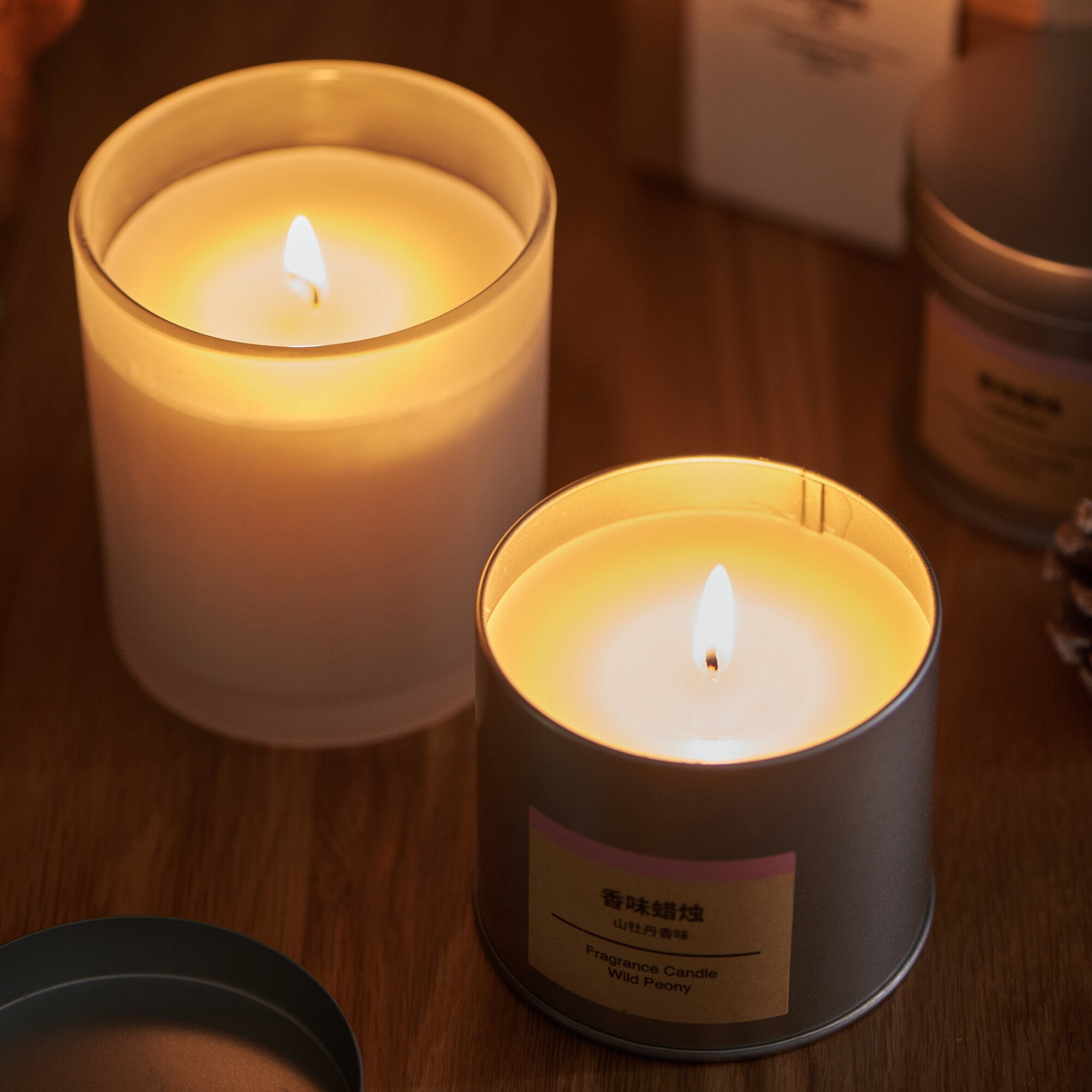 Scented Glass Candle - Citrus - Image 7