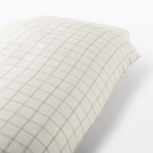 Linen Plain Weave Check Duvet Cover