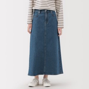 Denim A-Line Skirt