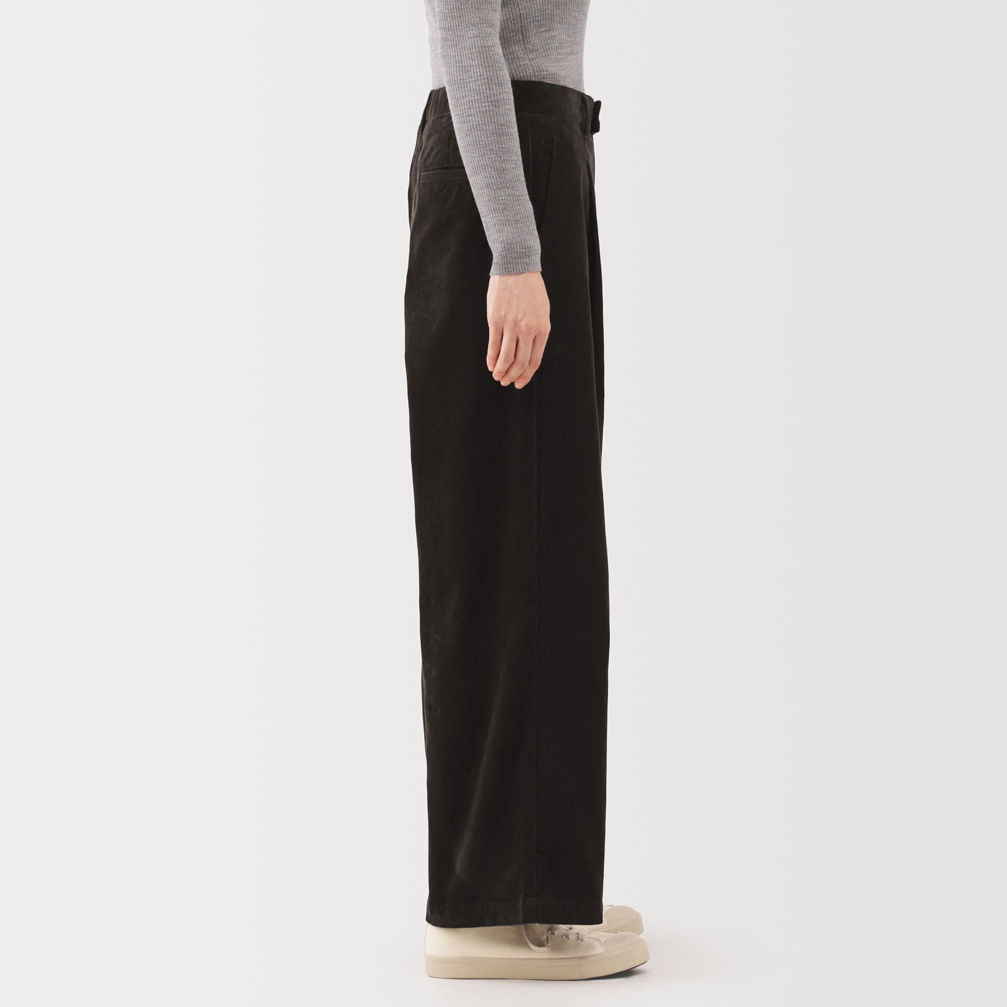 Kapok Blend Corduroy Wide Pants - Image 23