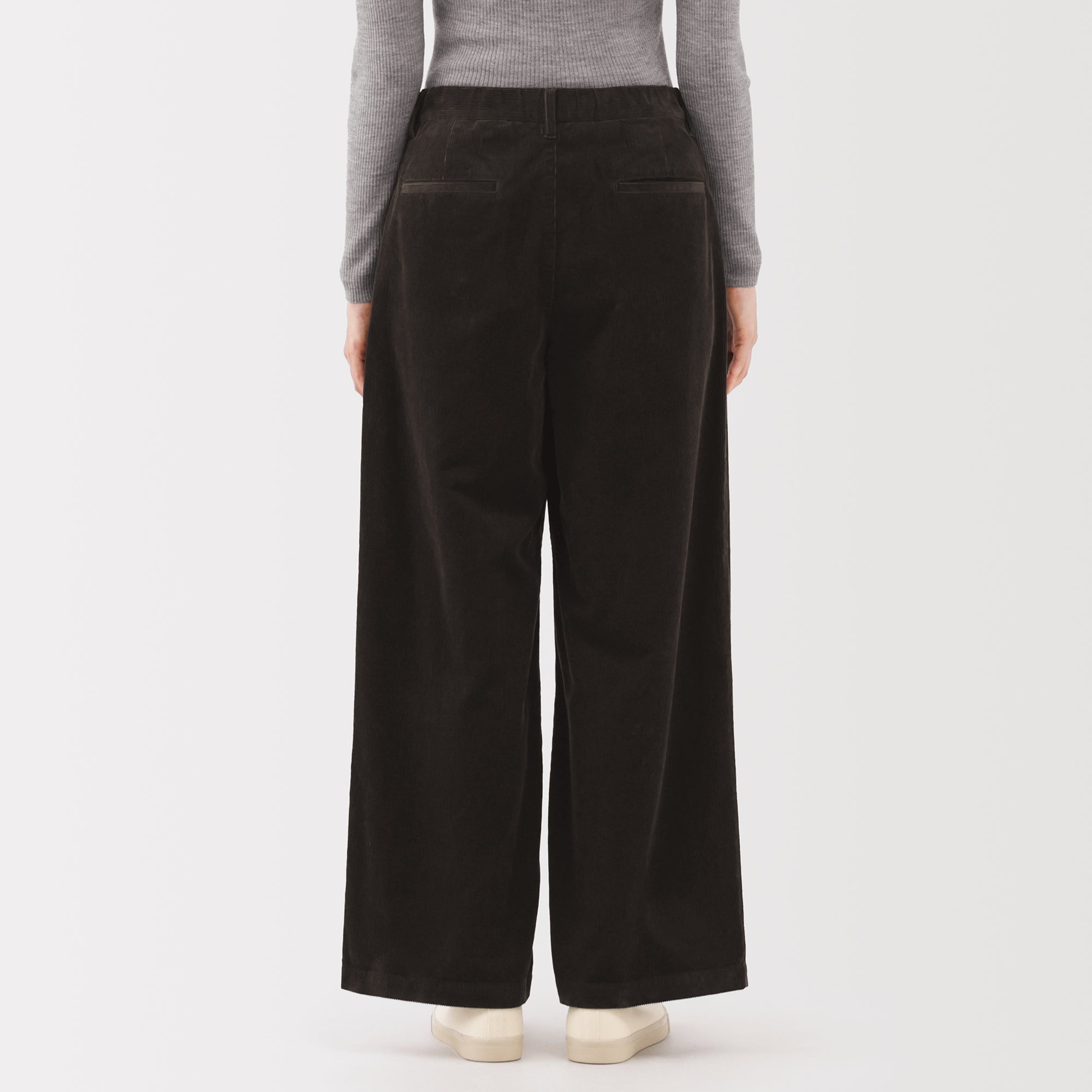 Kapok Blend Corduroy Wide Pants - Image 24