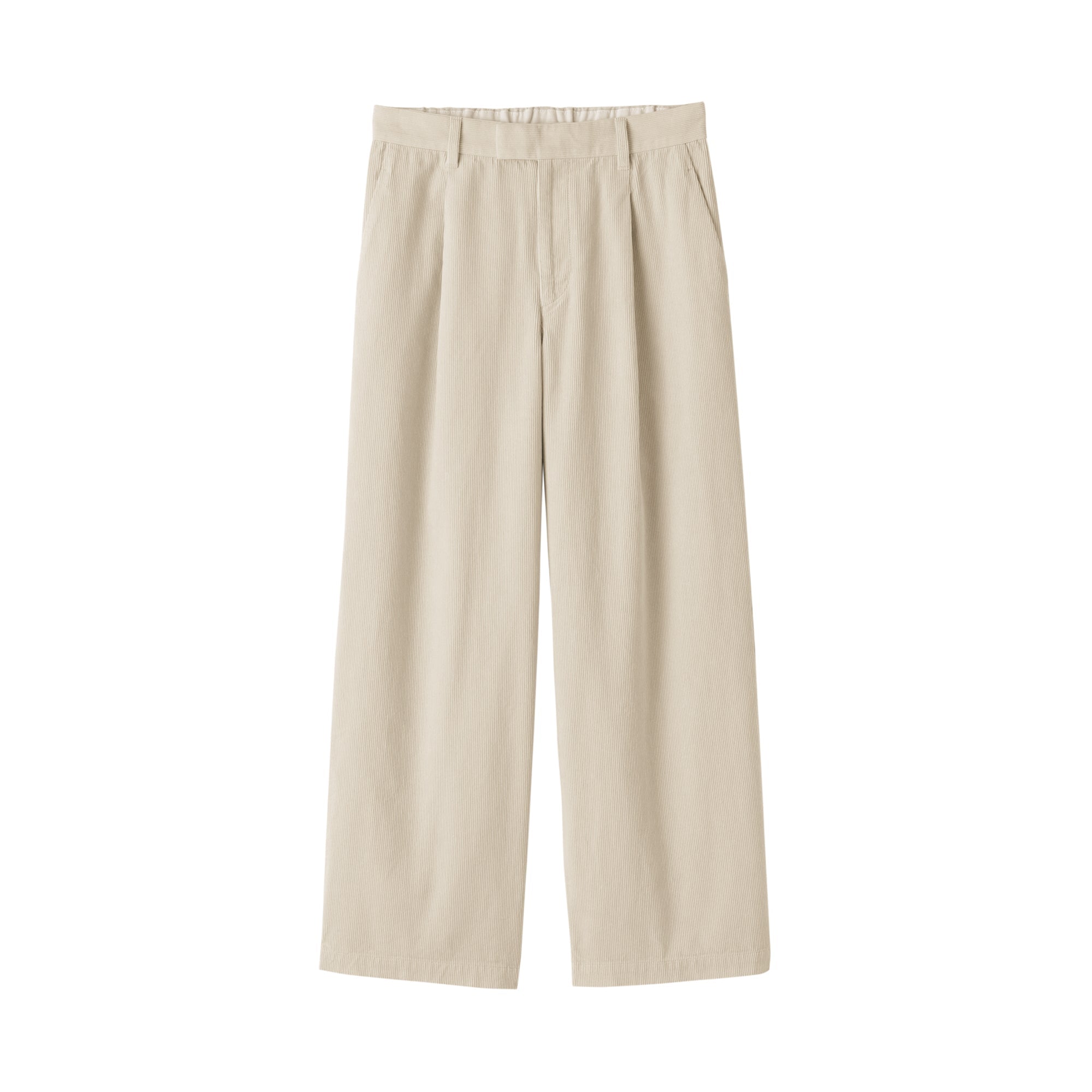 Kapok Blend Corduroy Wide Pants - Image 11