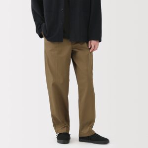 Chino Pleated Wide Pants