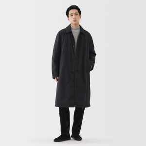 Padded Stand Fall Collar Coat