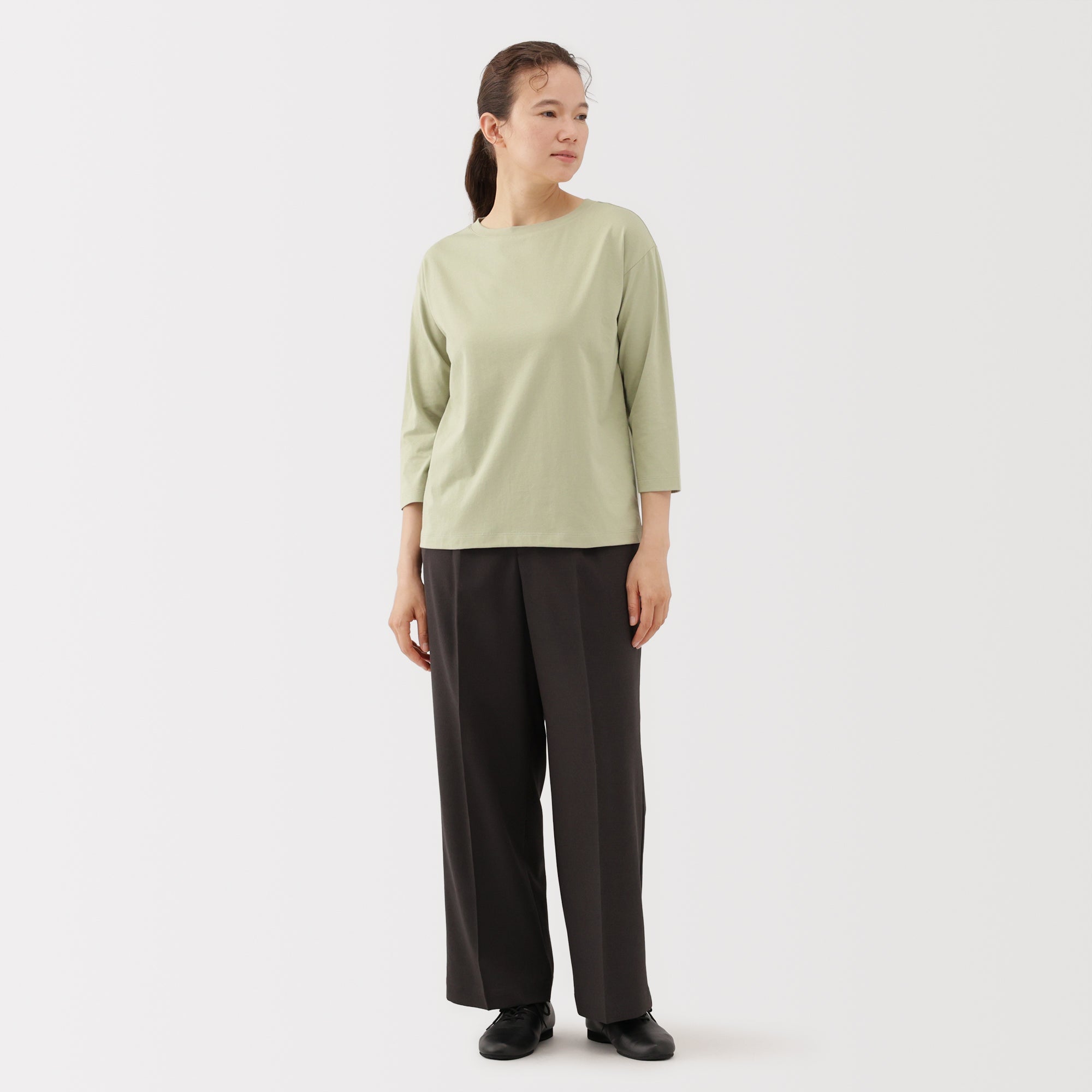 Jersey Boat Neck T-Shirt - Image 28