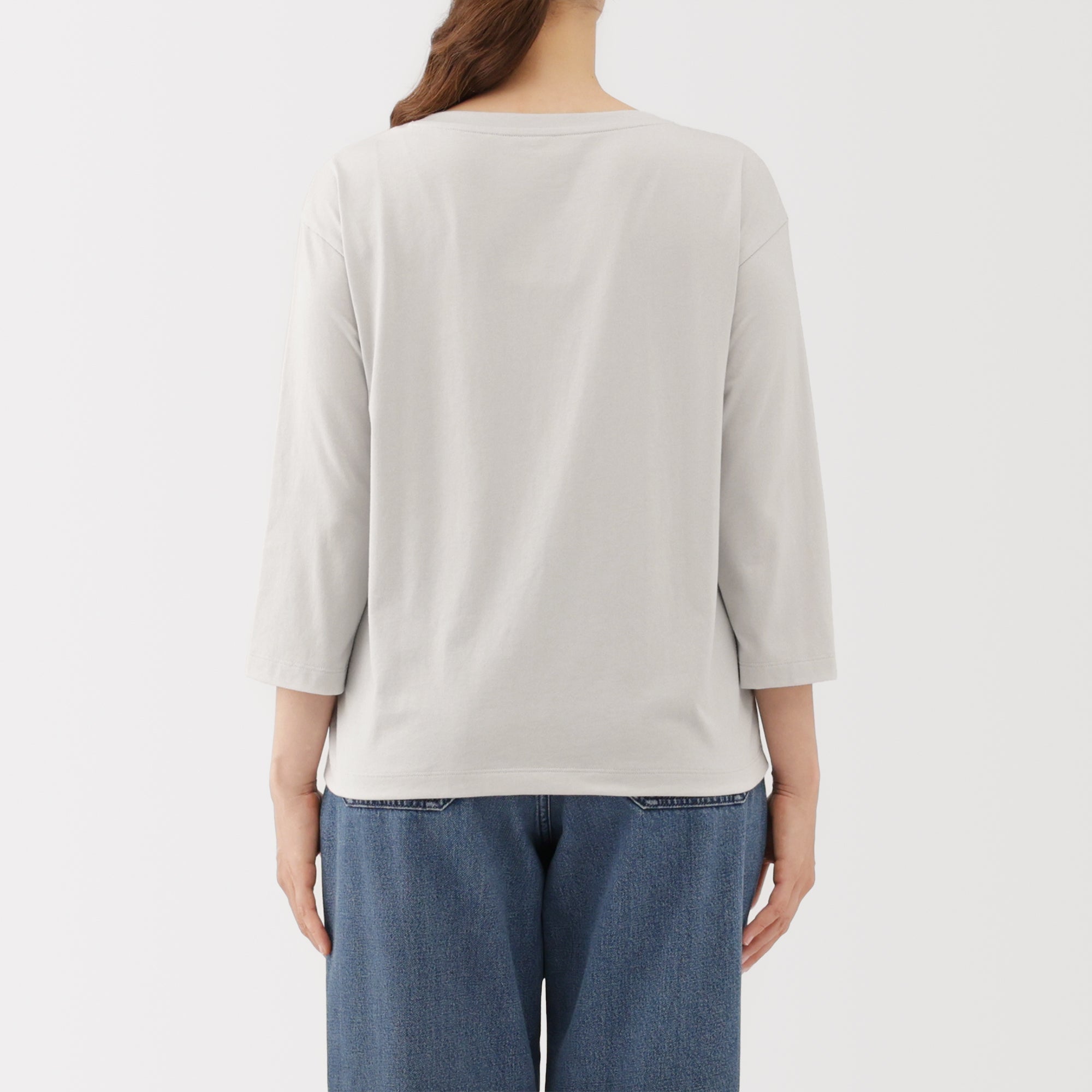 Jersey Boat Neck T-Shirt - Image 30