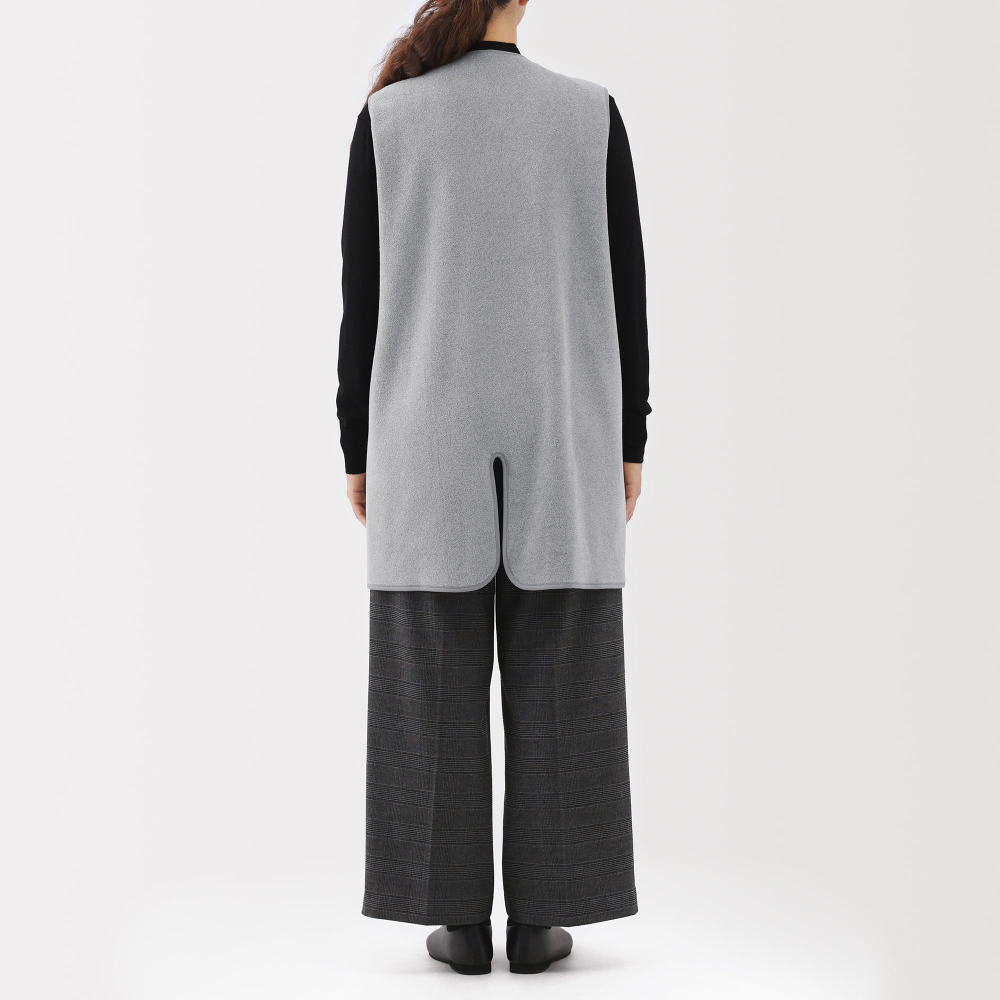 Recyclable Fleece Long Gilet - Image 6