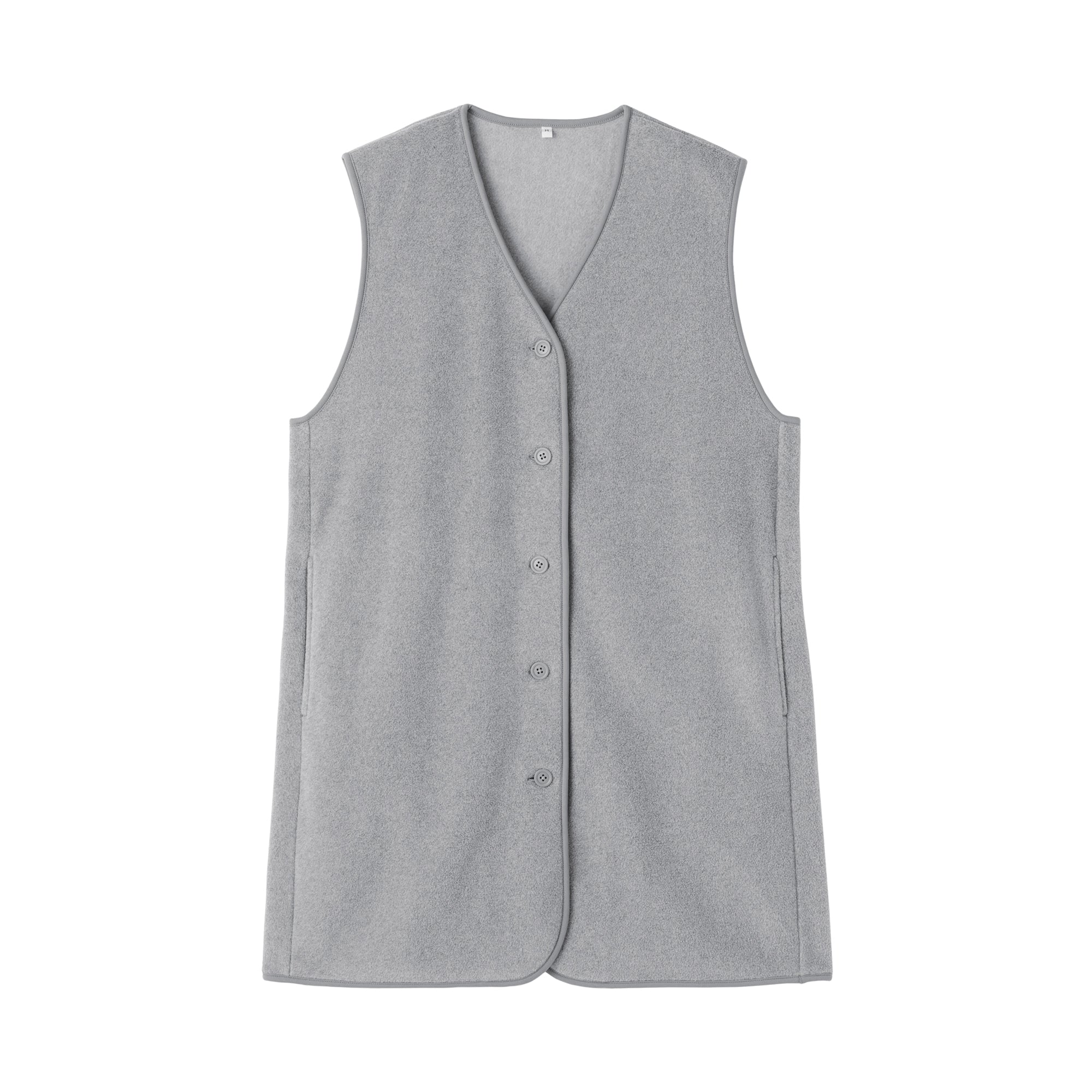 Recyclable Fleece Long Gilet - Image 2