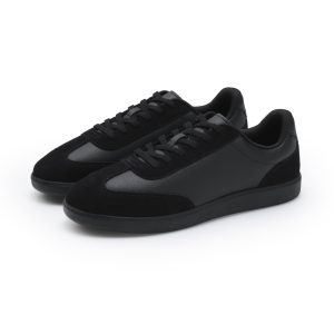 Soft Insole Combination Sneakers - Black