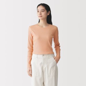 Lyocell Blend Rib T-Shirt