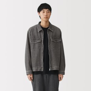 Kapok Blend Denim Blouson