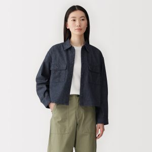 Kapok Blend Denim Shirt