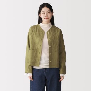 Kapok Blend Quilted Jacket