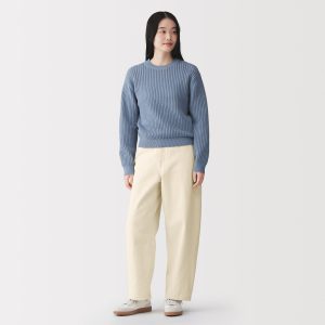 Kapok Blend Denim Cocoon Pants