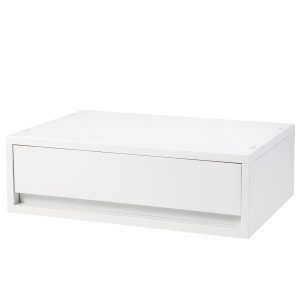 Polypropylene Wide Storage Case White Gray - Shallow (W14.6 x D10.2 x H4.7)