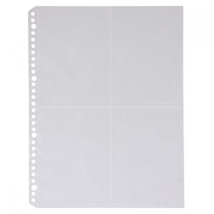 Clear Pocket Refill for Postcard 10 Sheets