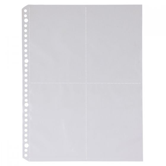 Clear Pocket Refill for Postcard 10 Sheets