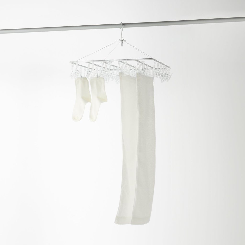 Aluminum Square Hanger with Pegs M 49x45cm