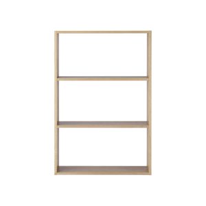 Oak Wide Stacking Shelf - 3 Tiers