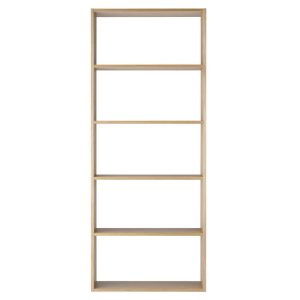 Oak Stacking Shelf - Wide Type - 5 Tiers