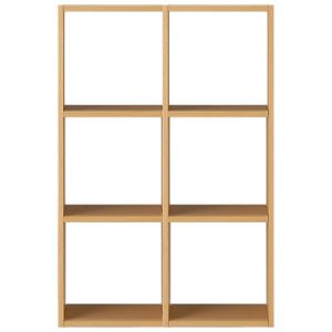 Oak Compartment Stacking Shelf - 3 x 2