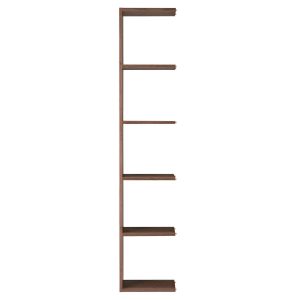 Walnut Stacking Shelf Additional - 5 Tiers