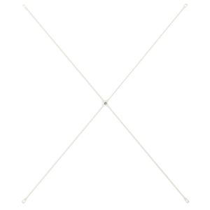 SUS Shelving Unit Cross Bar - White Gray - Wide