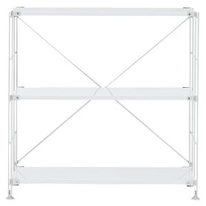 SUS Shelving Unit - White Gray - Wide - Small