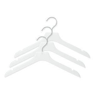 Polypropylene Thin Hangers (3 pack)
