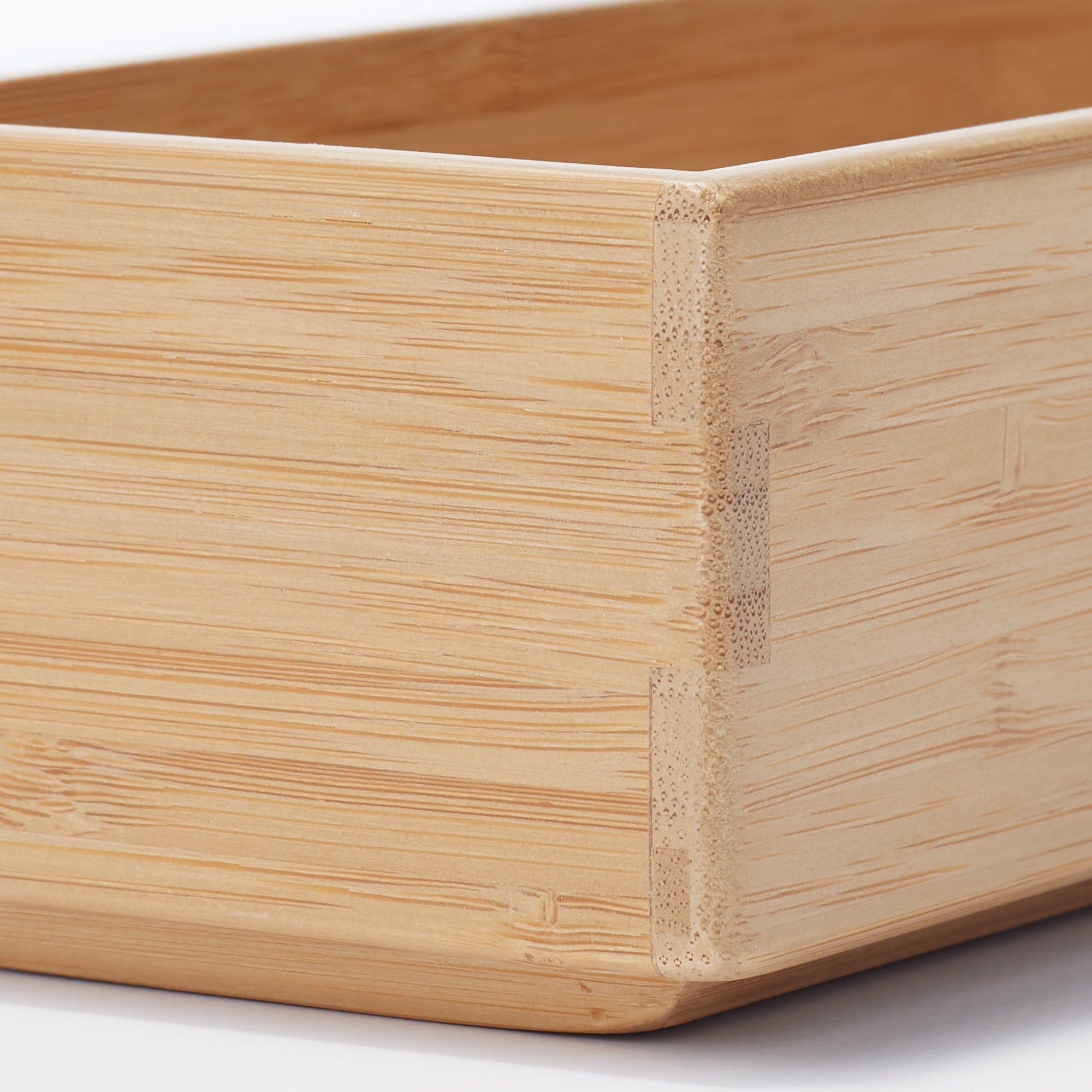 Stackable Bamboo Organizer Box - Small (W3.3 x D10.2 x H2.2) - Image 6