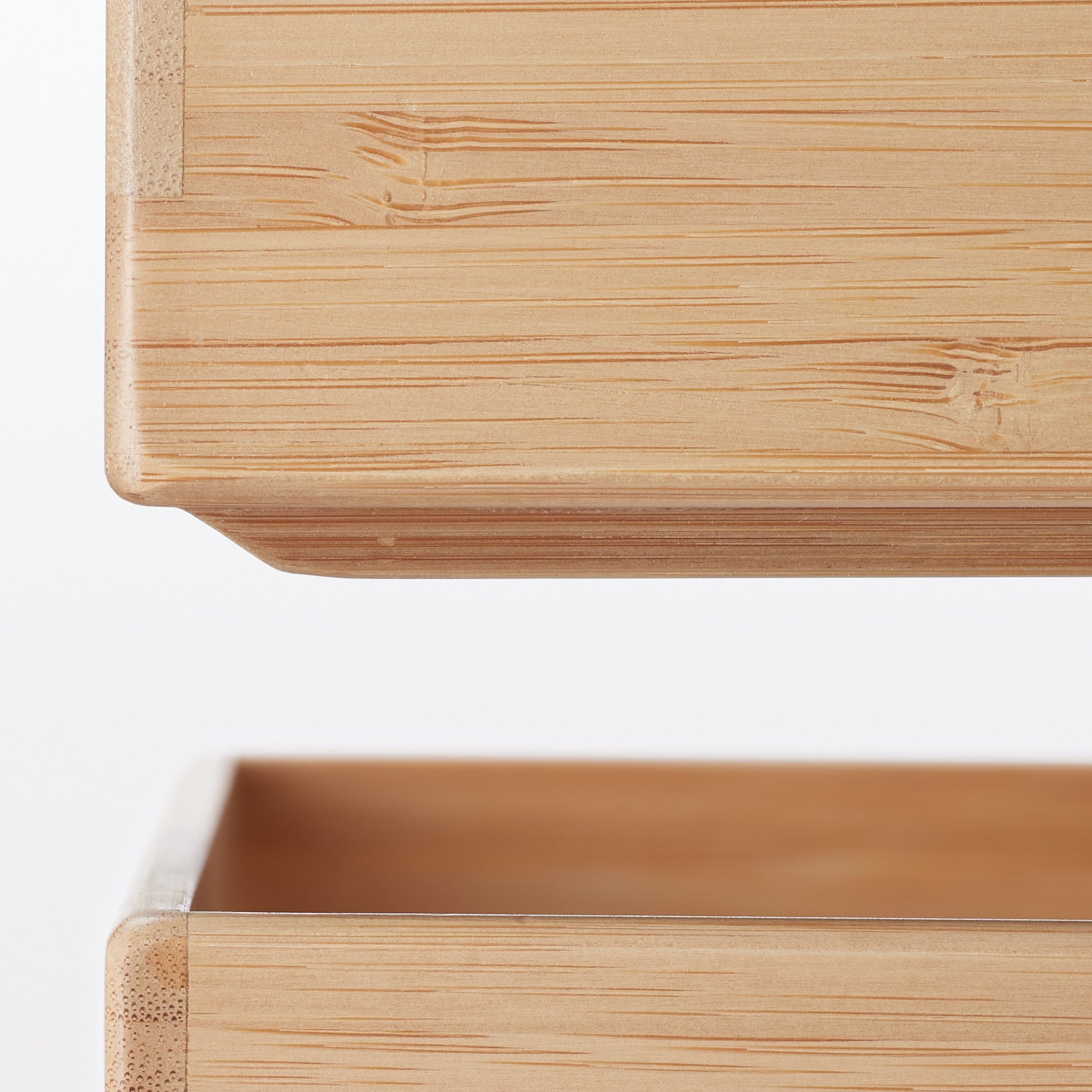 Stackable Bamboo Organizer Box - Small (W3.3 x D10.2 x H2.2) - Image 7