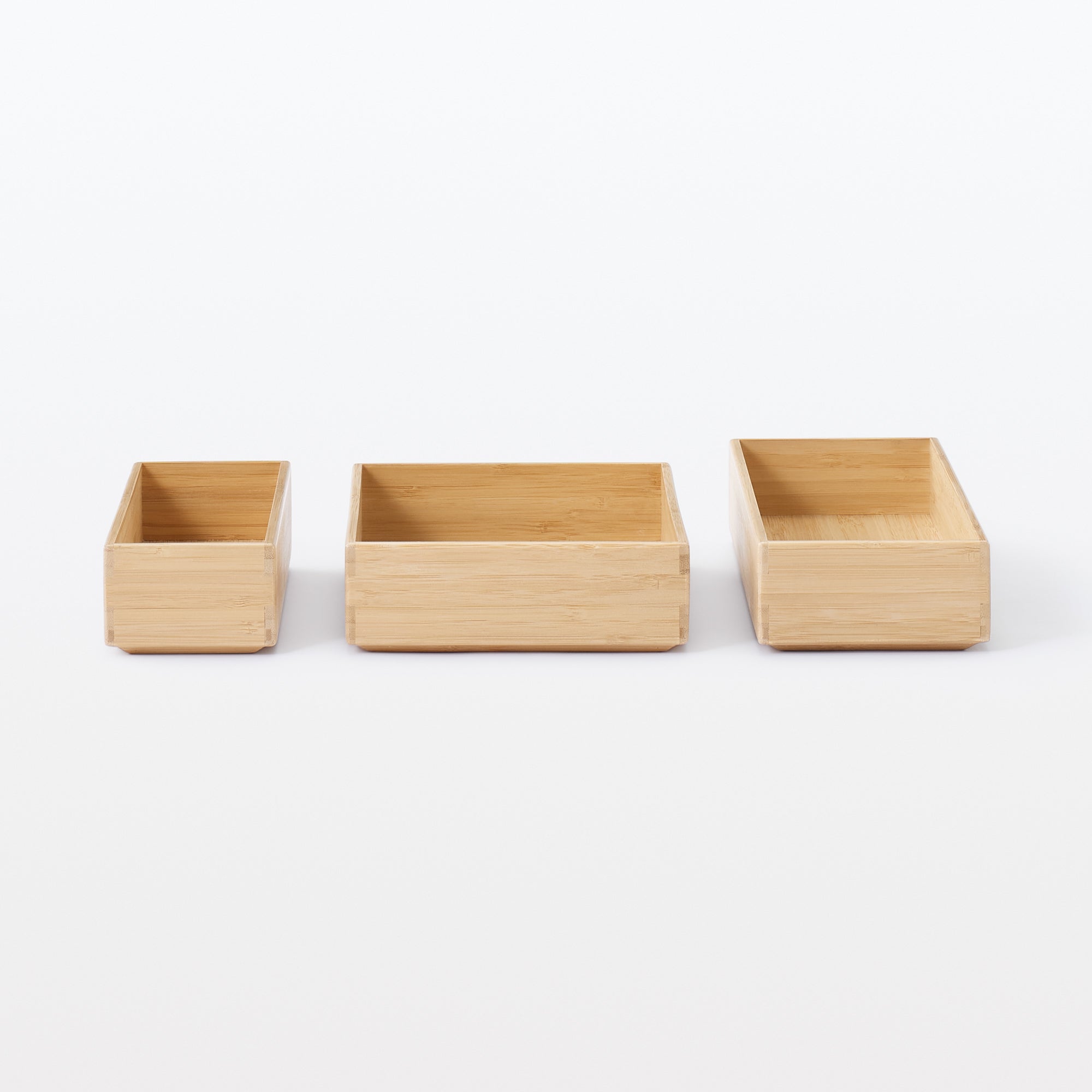 Stackable Bamboo Organizer Box - Medium (W6.7 x D10.2 x H2.2) - Image 8