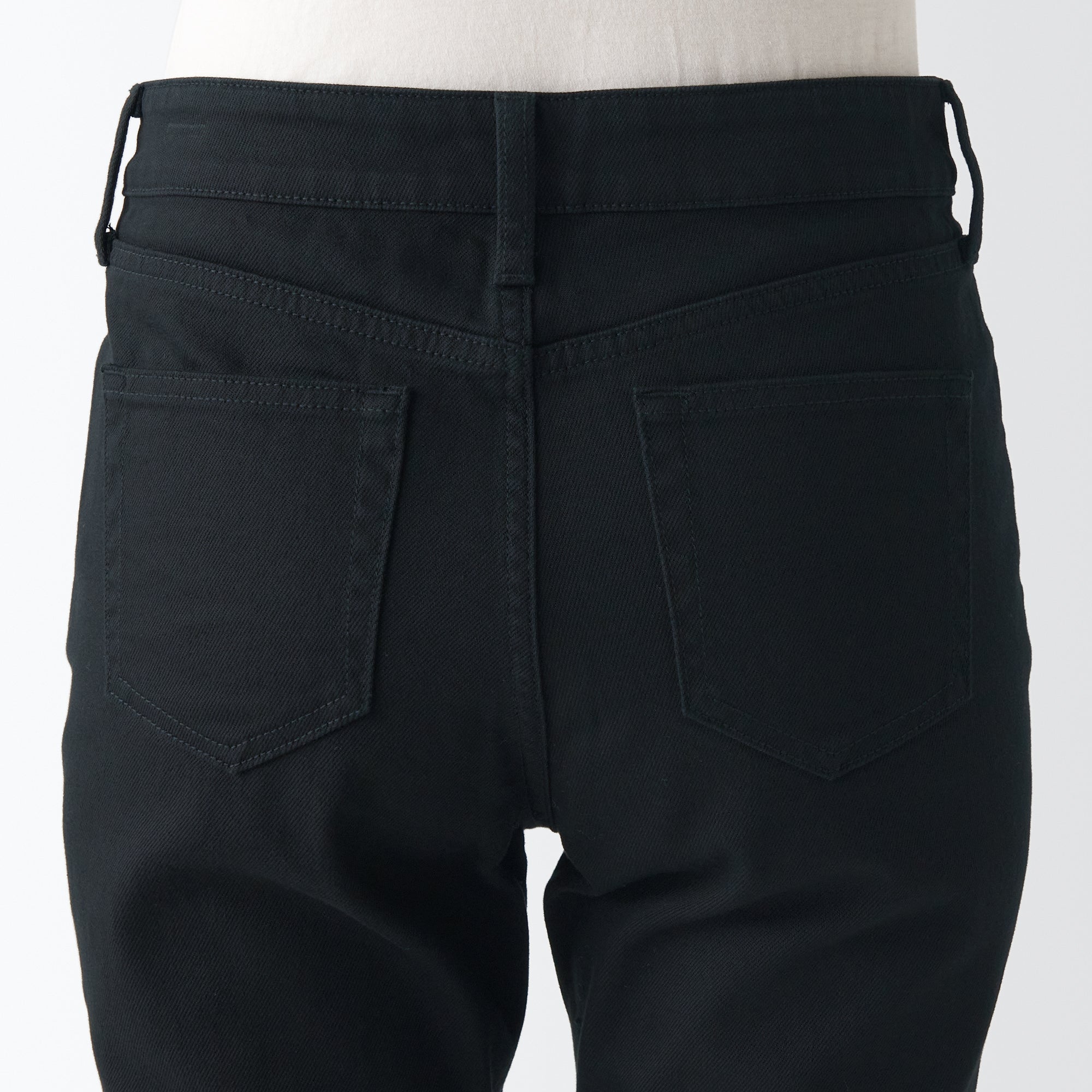 Women's Stretch Denim Slim Pants Black - Image 9