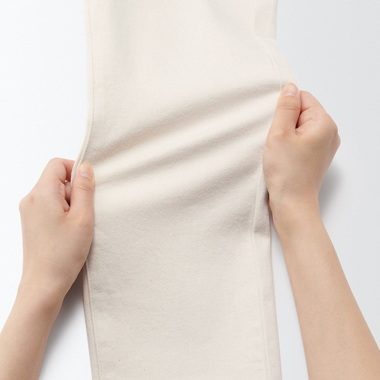 Women's Stretch Slim Denim Pants Natural - Image 11