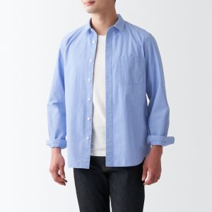 Men's Washed Broad Shirt