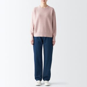 Women's Denim Regular Pants Blue