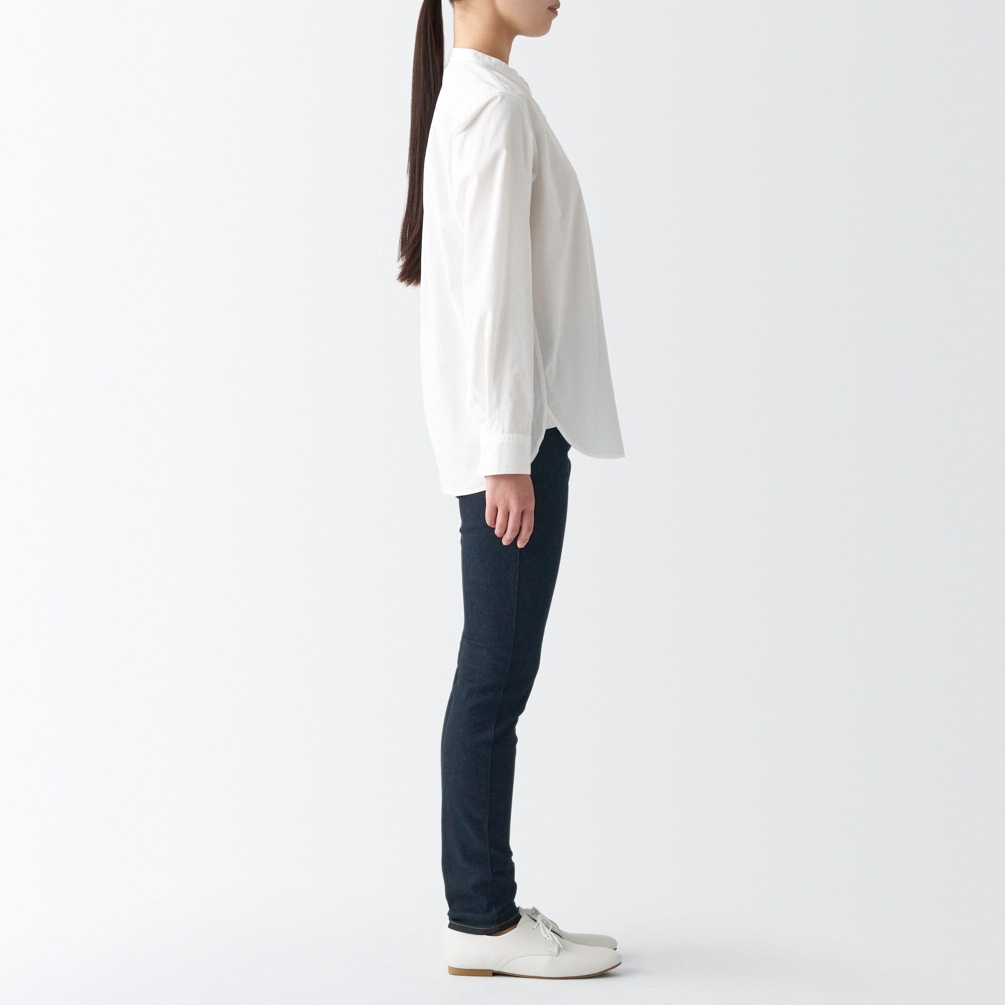 Women's Super Stretch Denim Skinny Pants Dark Navy (L 30 / 76 cm) - Image 5
