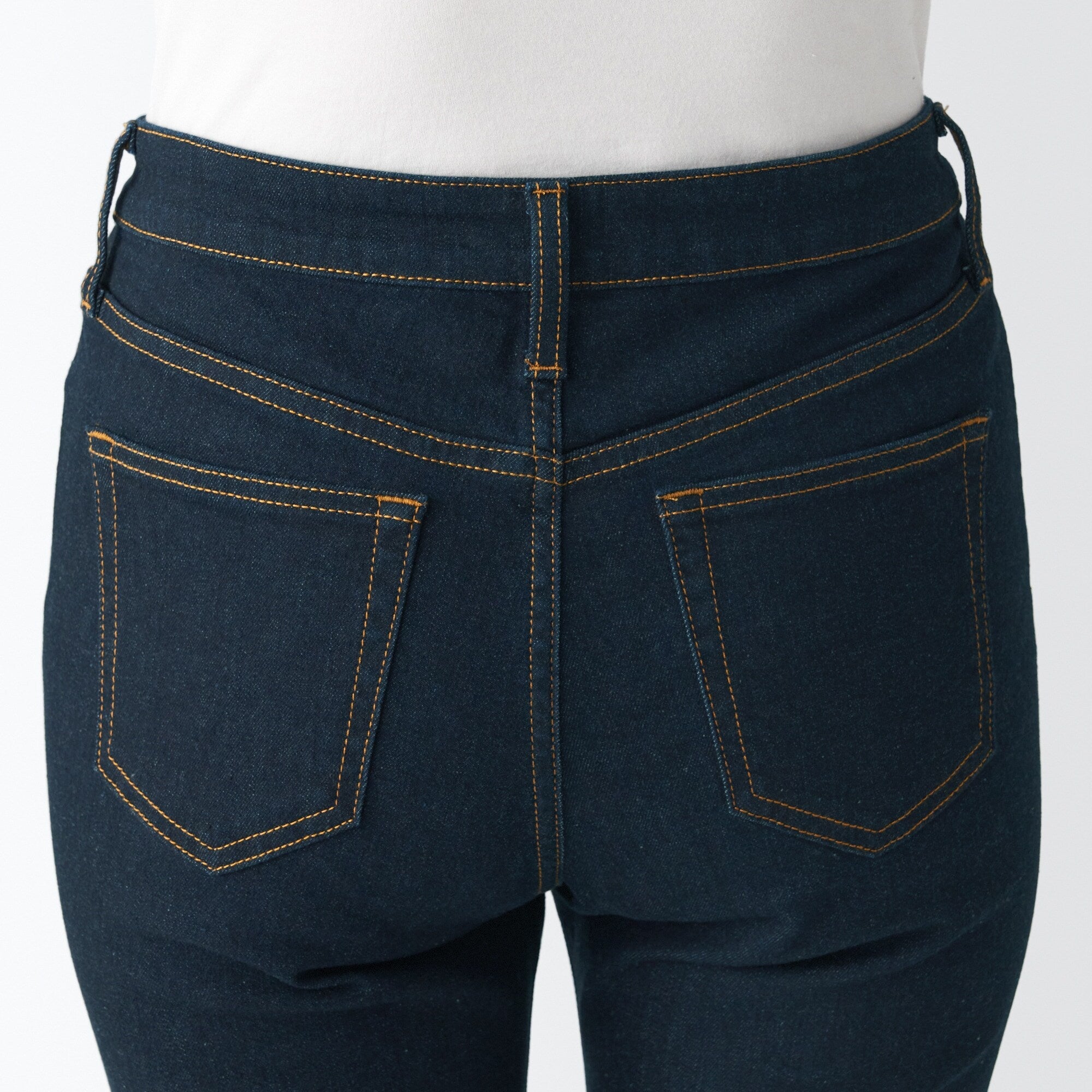 Women's Super Stretch Denim Skinny Pants Dark Navy (L 30 / 76 cm) - Image 8