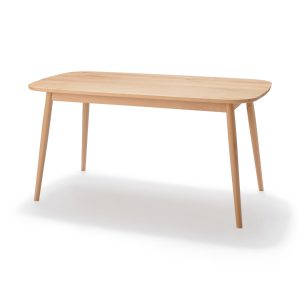 [HD] Beech Wood Table with Round Legs - W 59.1