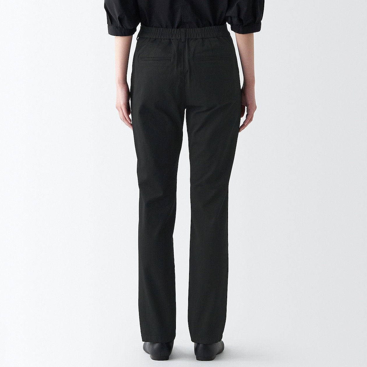 Women's 4-Way Stretch Chino Slim Tapered Pants (L 32inch / 80cm) - Image 6