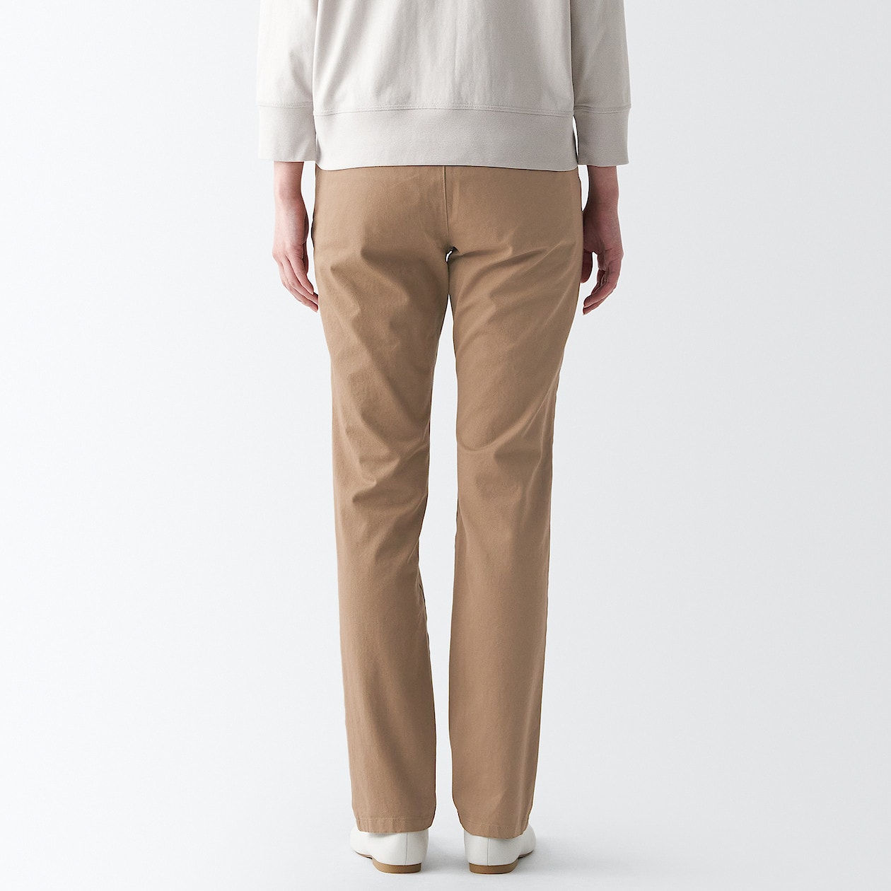 Women's 4-Way Stretch Chino Slim Tapered Pants (L 32inch / 80cm) - Image 16