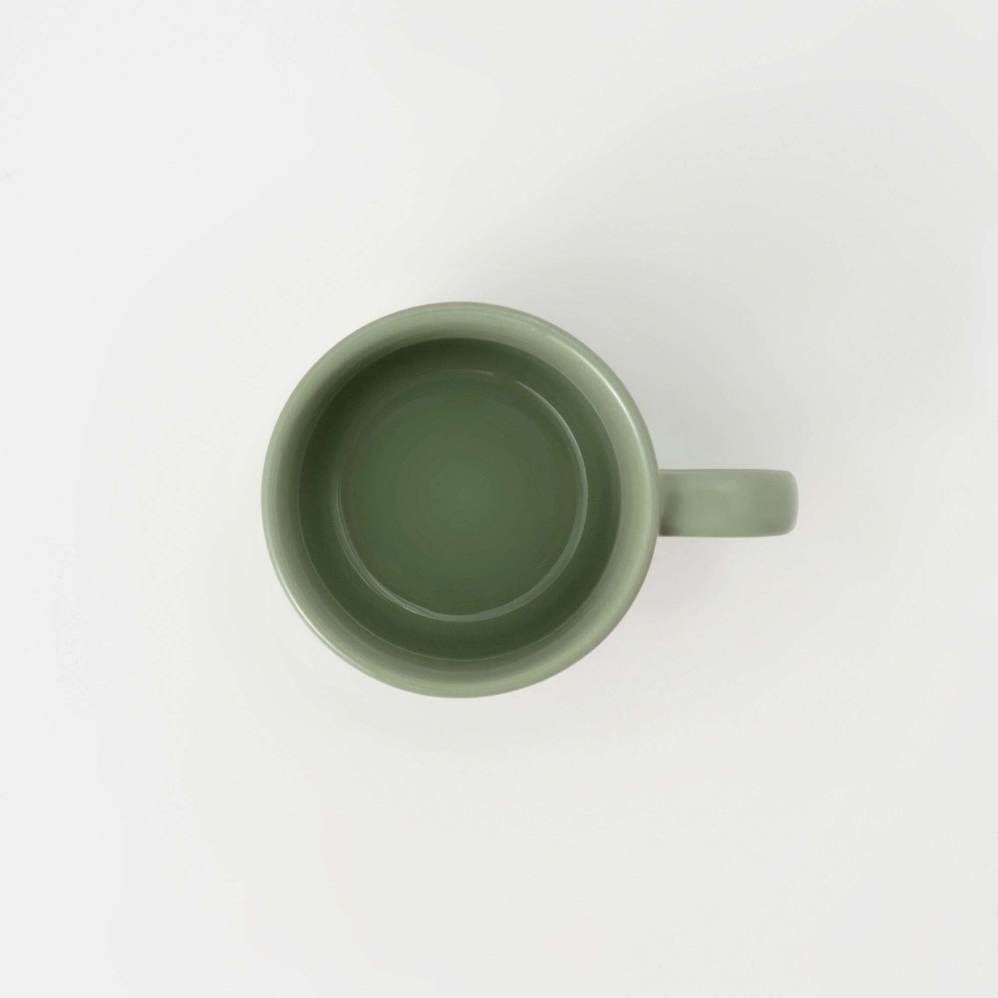 Stoneware Mug Cup (9.1 fl oz) - Mint Green - Image 3