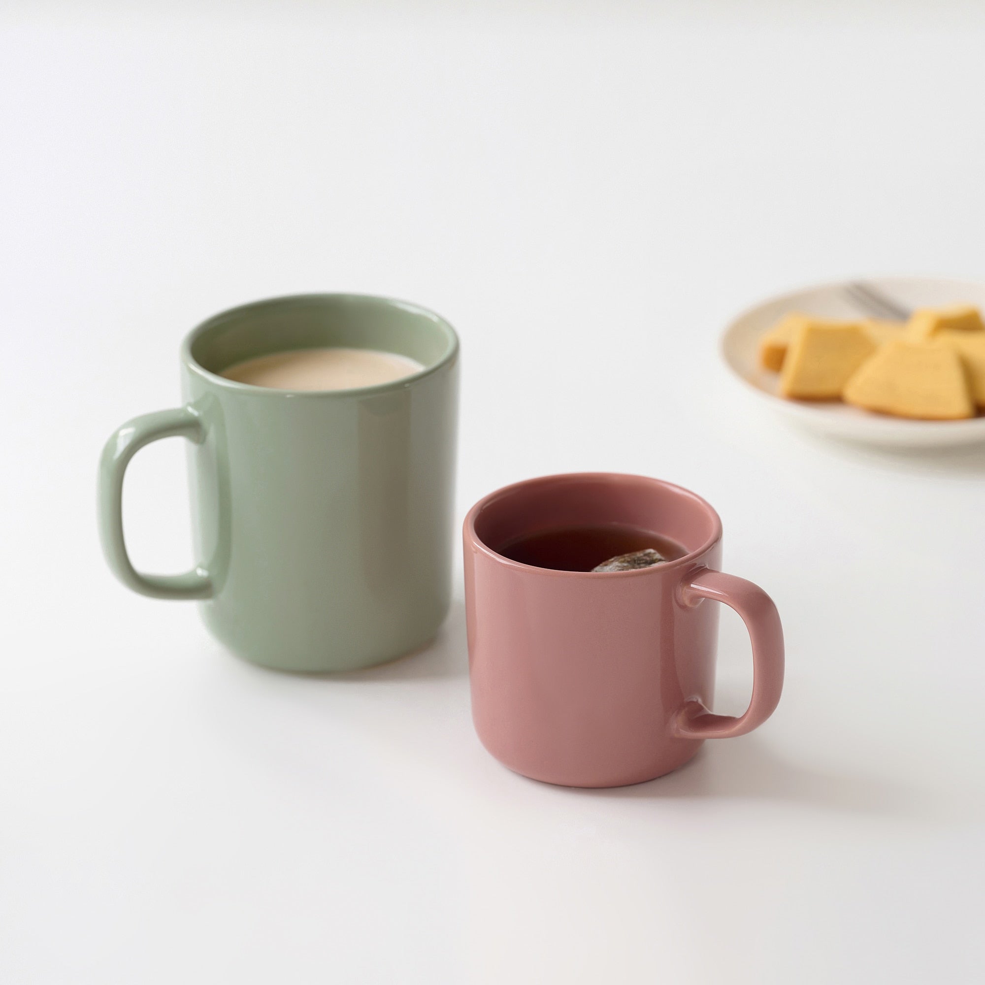 Stoneware Mug Cup (9.1 fl oz) - Mint Green - Image 6