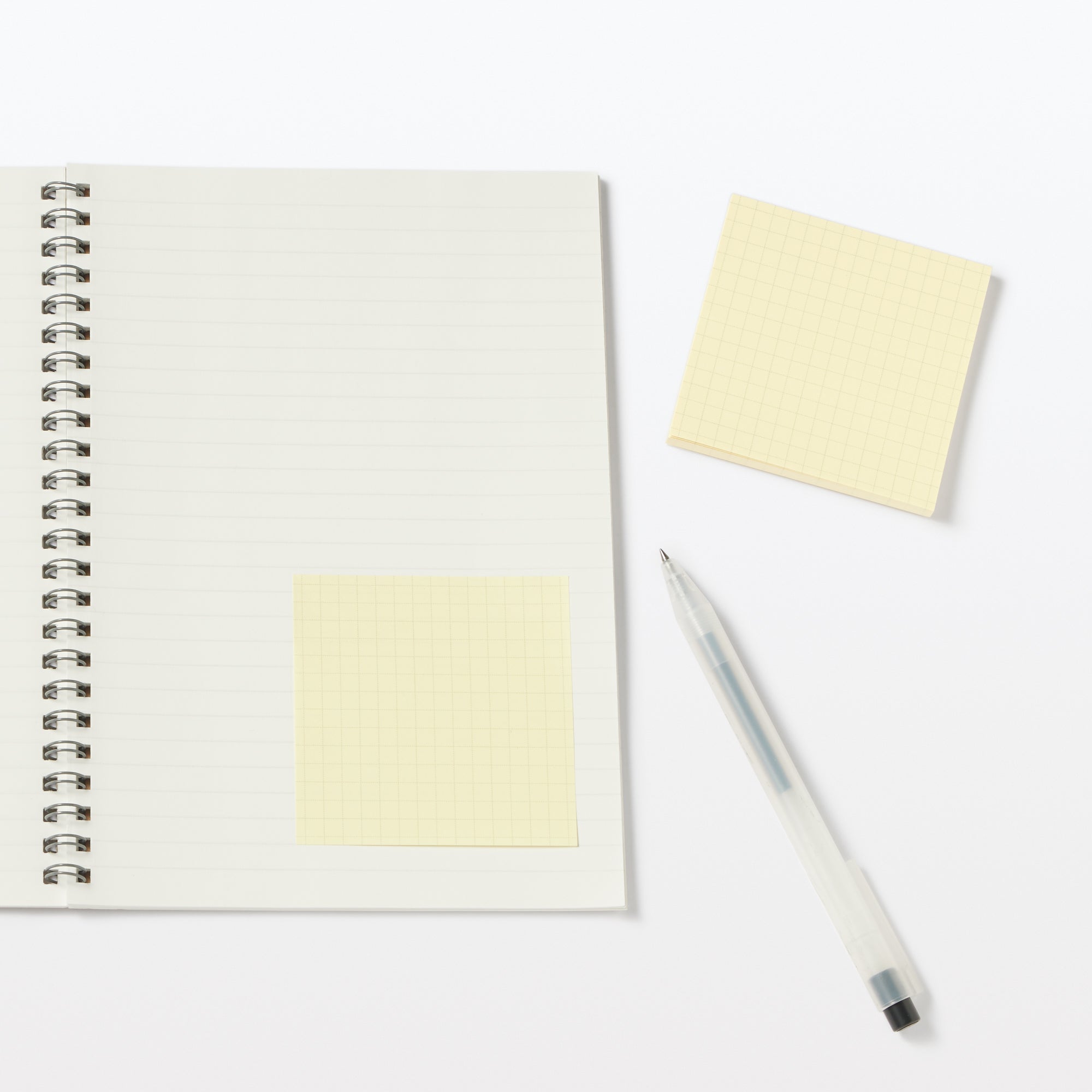 5 mm Grid Square Sticky Notes Yellow - 75 x 75mm - Image 3