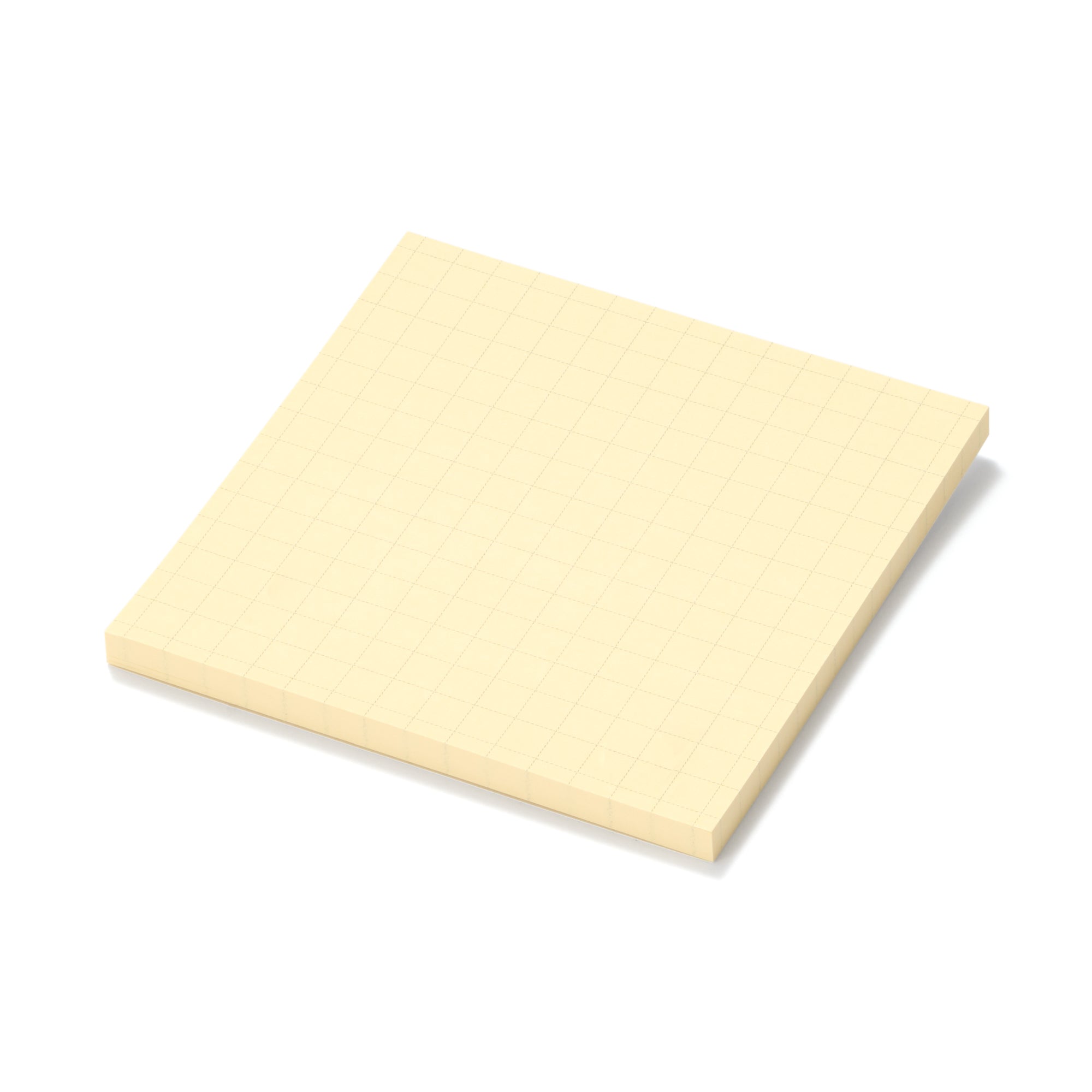 5 mm Grid Square Sticky Notes Yellow - 75 x 75mm - Image 2